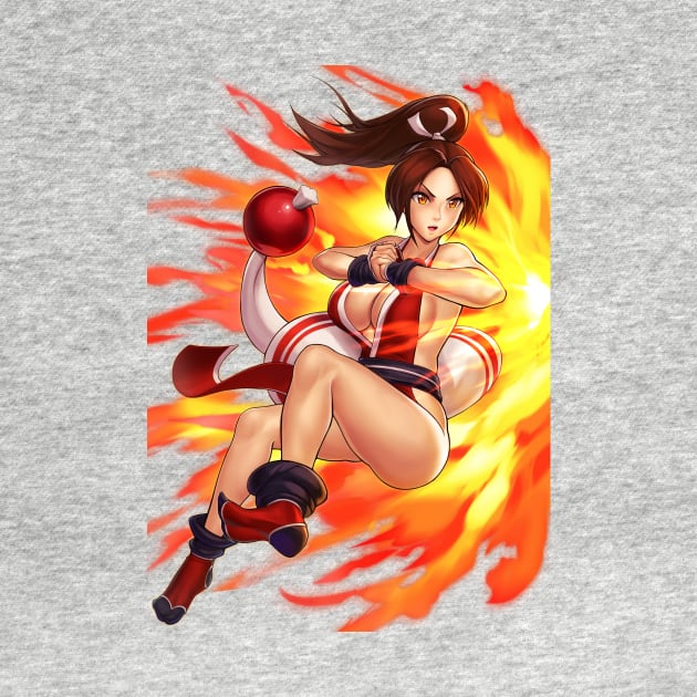 Mai Shiranui by hybridmink